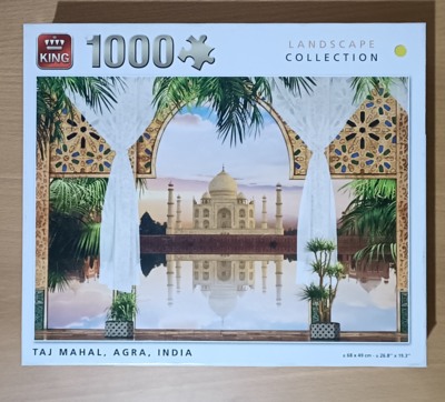 King Taj Mahal, Afra, India - obrázek puzzlí