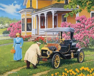 Bits and Pieces Out For A Drive - obrázek puzzlí