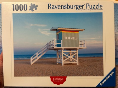 Ravensburger The lifeguard‘s hut Deauville, France - obrázek puzzlí