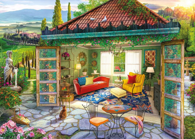 Ravensburger Tuscan She Shed - obrázek puzzlí