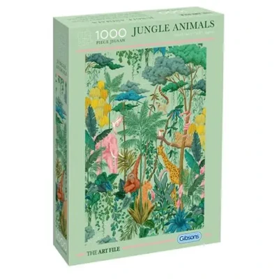 Gibsons The Art File: Jungle Animals - obrázek puzzlí