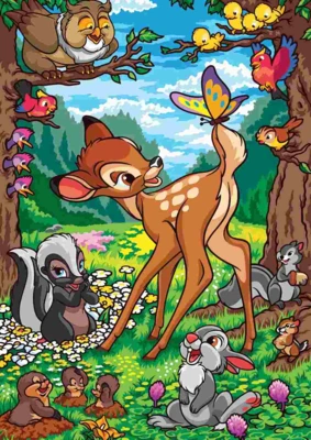 Hachette Puzzle Grands Classiques Disney: Bambi - imagen del puzzle