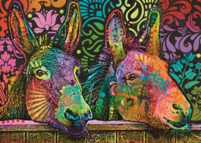 Heye Jolly Pets: Donkey Love - puzzle image