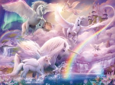 Ravensburger Pegasus Unicorns - puzzle image