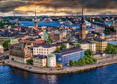 Ravensburger Scandinavian Places - Stockholm, Sweden  - puzzle image