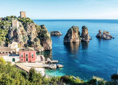 Ravensburger Sea Stacks at Scopello, Sicily - パズル画像