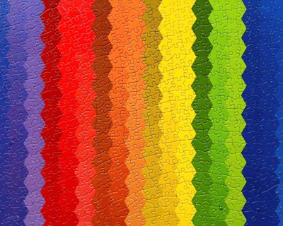 Speedpuzzling.com Gradient Hex - obrázek puzzlí