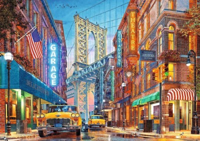 Trefl Manhattan Bridge View - puzzle image
