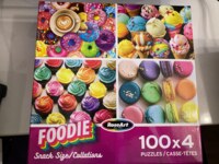RoseArt Foodie: Donuts and Coffee - puzzle image