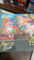 RoseArt Fancy cats - puzzle image