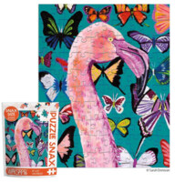 Werkshoppe Lady Flamingo - puzzle image
