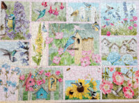 Cobble Hill Garden Birds in Summer - puzzle image
