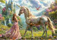 Educa Fairies Unicorns and Butterflies - puzzle image