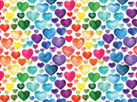Willow Creek Press Rainbow Hearts - obrázek puzzlí