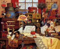 Buffalo Games Maggie the Messmaker - puzzle image