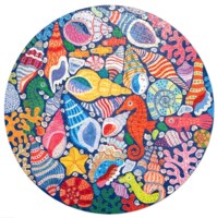 EeBoo Seahorses, Shells & Coral - puzzle image