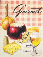 New York Puzzle Company Gourmet - Cheese Tasting - puzzle image