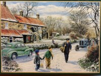 Jumbo Winter Round - obrázek puzzlí