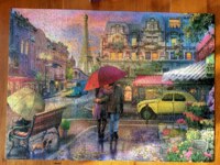Crown Raining in Paris - puzzle image