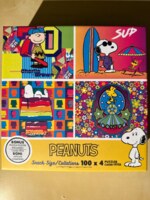 RoseArt Peanuts Snack Size: Beach Beagle - puzzle image