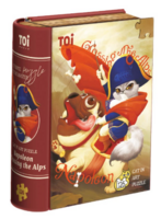 TOI Cat in Art : Napoleon Crossing the Alps - puzzle image