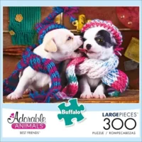 Buffalo Games Adorable Animals: Best Friends - puzzle image