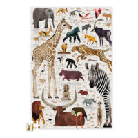 Crocodile Creek African animals - obrázek puzzlí