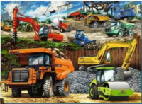 Ravensburger Construction Vehicles - obrázek puzzlí
