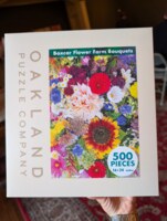 Oakland Puzzle Company Boxcar Flower Farm Bouquets - obrázek puzzlí