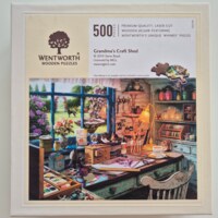 Wentworth Wooden Puzzles Grandma's Craft Shed - obrázek puzzlí