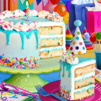 Springbok Birthday Cake - obrázek puzzlí