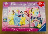Ravensburger Snow White, Belle, Ariel, Cinderella - puzzle image