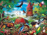 Masterpieces Farmland Frolic - puzzle image