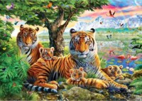 Buffalo Games Hidden Tigers - obrázek puzzlí