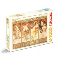 D-Toys Seasons 3 - Alphonse Mucha - puzzle image