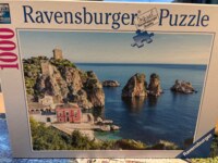 Ravensburger Sea stacks at Scopello, Sicily - obrázek puzzlí
