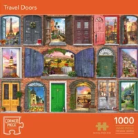 Corner Piece Travel Doors - puzzle image