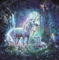 Ravensburger Beautiful Unicorns 2/3 - puzzle image