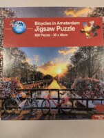 Puzzle World Bicycles in Amsterdam - obrázek puzzlí