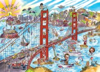 Cobble Hill Doodletown: San Francisco - puzzle image