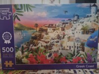 Corner Piece Greek Coast - puzzle image