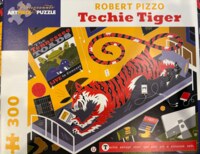 Pomegranate Techie Tiger - puzzle image