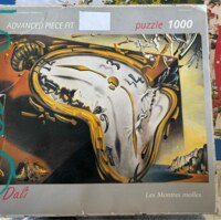 Advanced piece fit Les montres molles - puzzle image