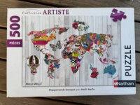 Nathan Mappemonde baroque par Melli - Mello - puzzle image