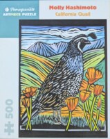 Pomegranate California Quail - puzzle image