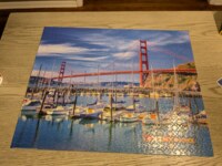 White Mountain Golden Gate Bridge - obrázek puzzlí