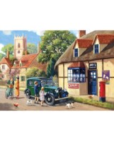 Gibsons Out & About: New Car in the Village - puzzle image