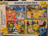 Ravensburger Pokémon Bumper Puzzle Pack 4x100 B - puzzle image