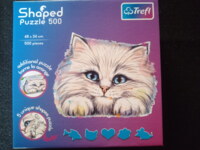 Trefl Shaped puzzle cat - obrázek puzzlí