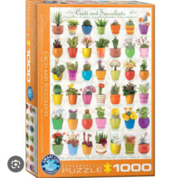 Eurographics Cactus and succulents - obrázek puzzlí
